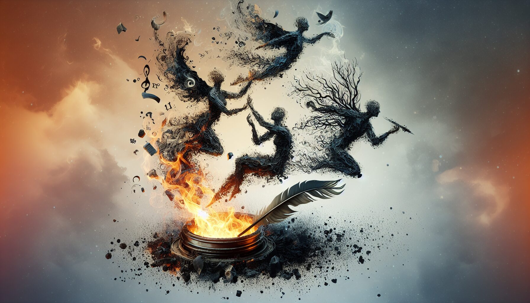 Ashes to Ink: Writing Exercises on Ephemerality