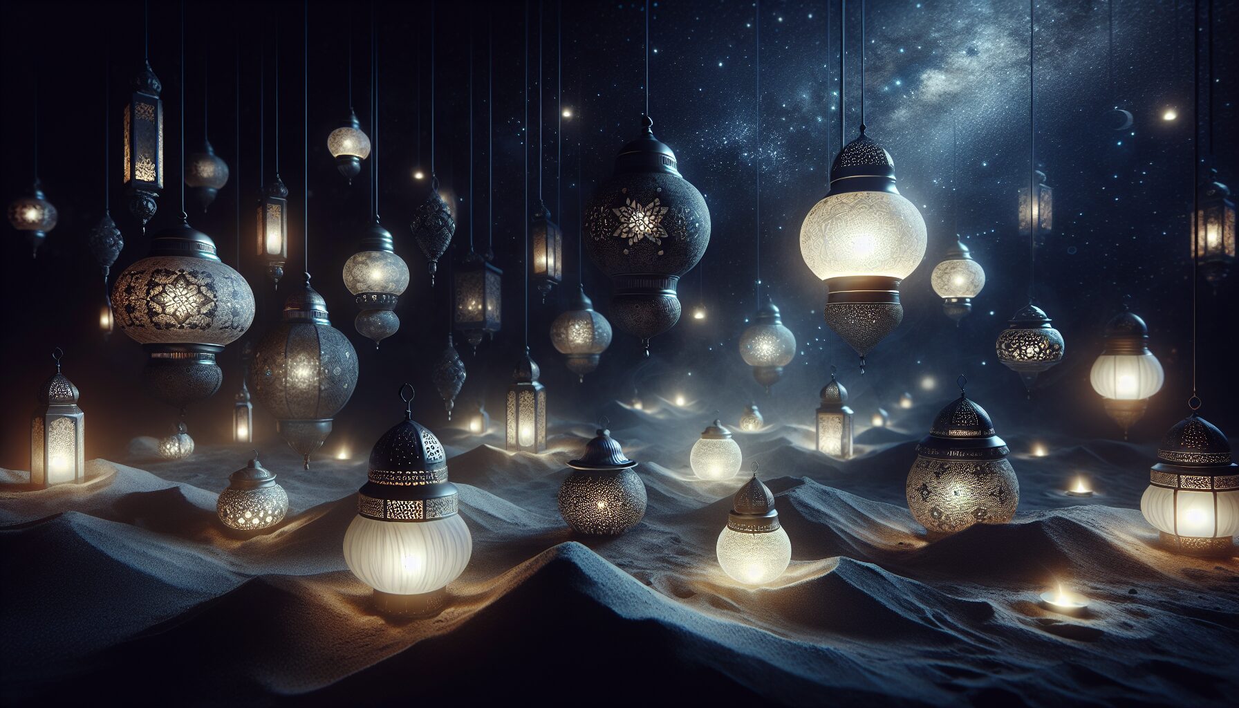 Lanterns and Ash: Night Photography Series