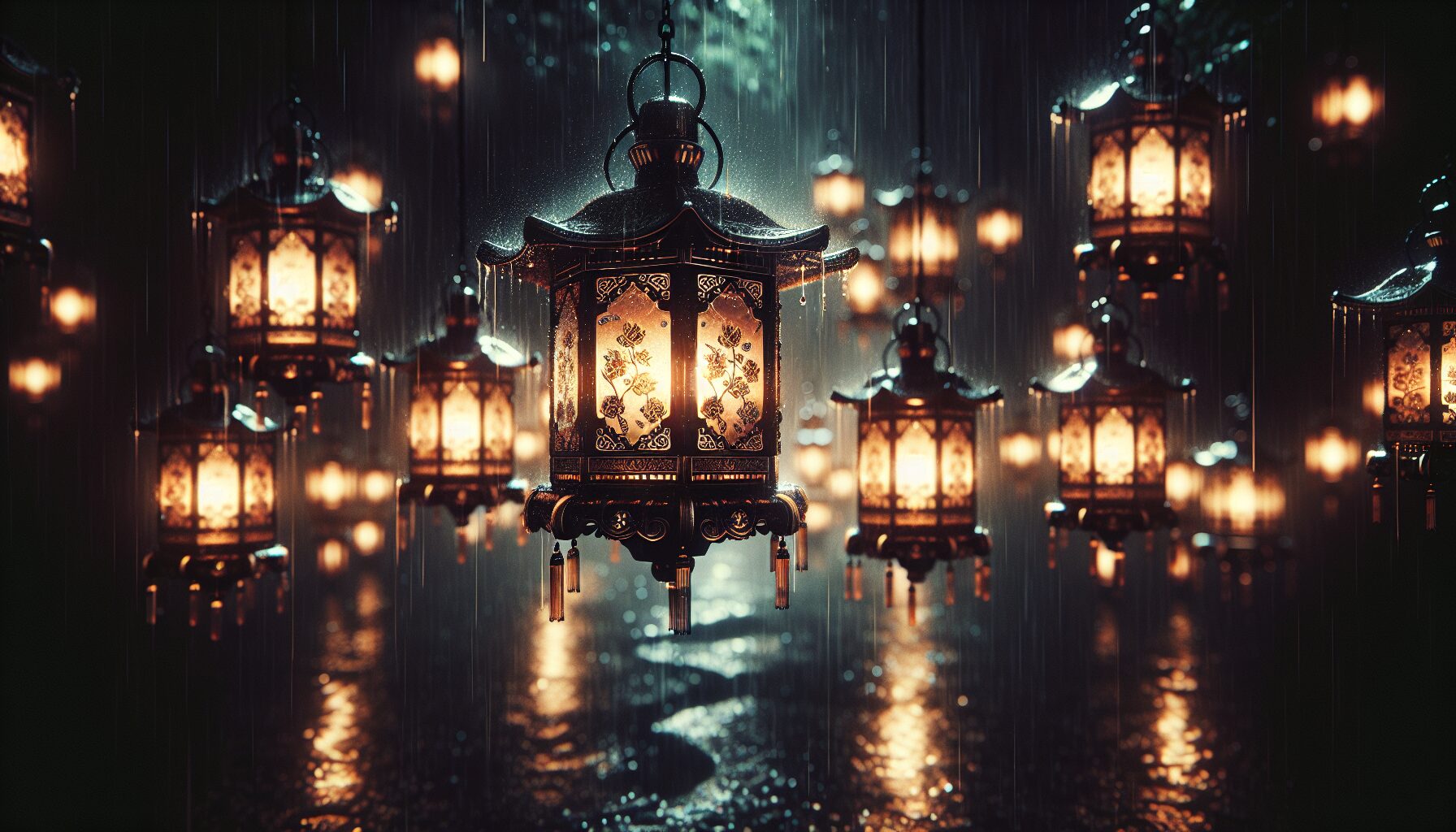 Lanterns in the Rain: Photography of Night Spirits