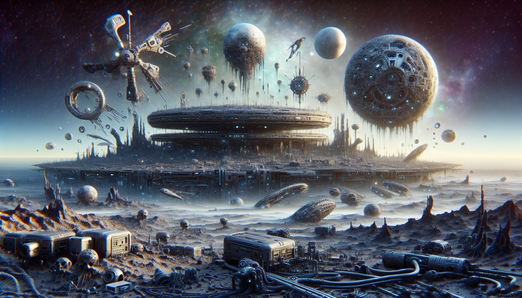 The Decay of Alien Technology – How Machines Die in Vacuum
