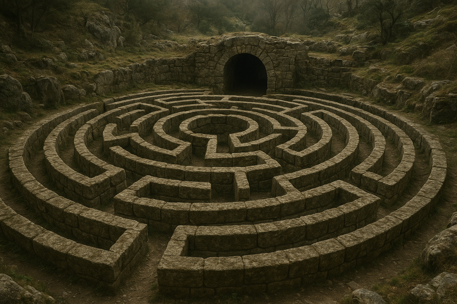 The Hollowed Labyrinth – Mythology of Forgotten Paths