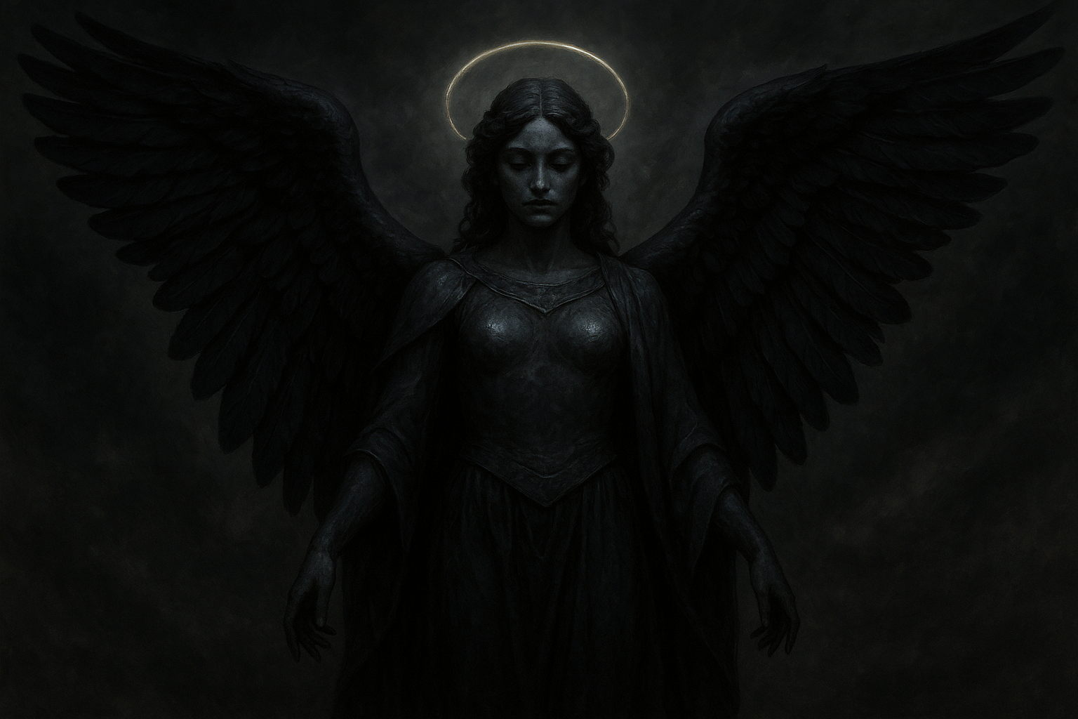 Obsidian Angels – Darkness and Celestial Archetypes