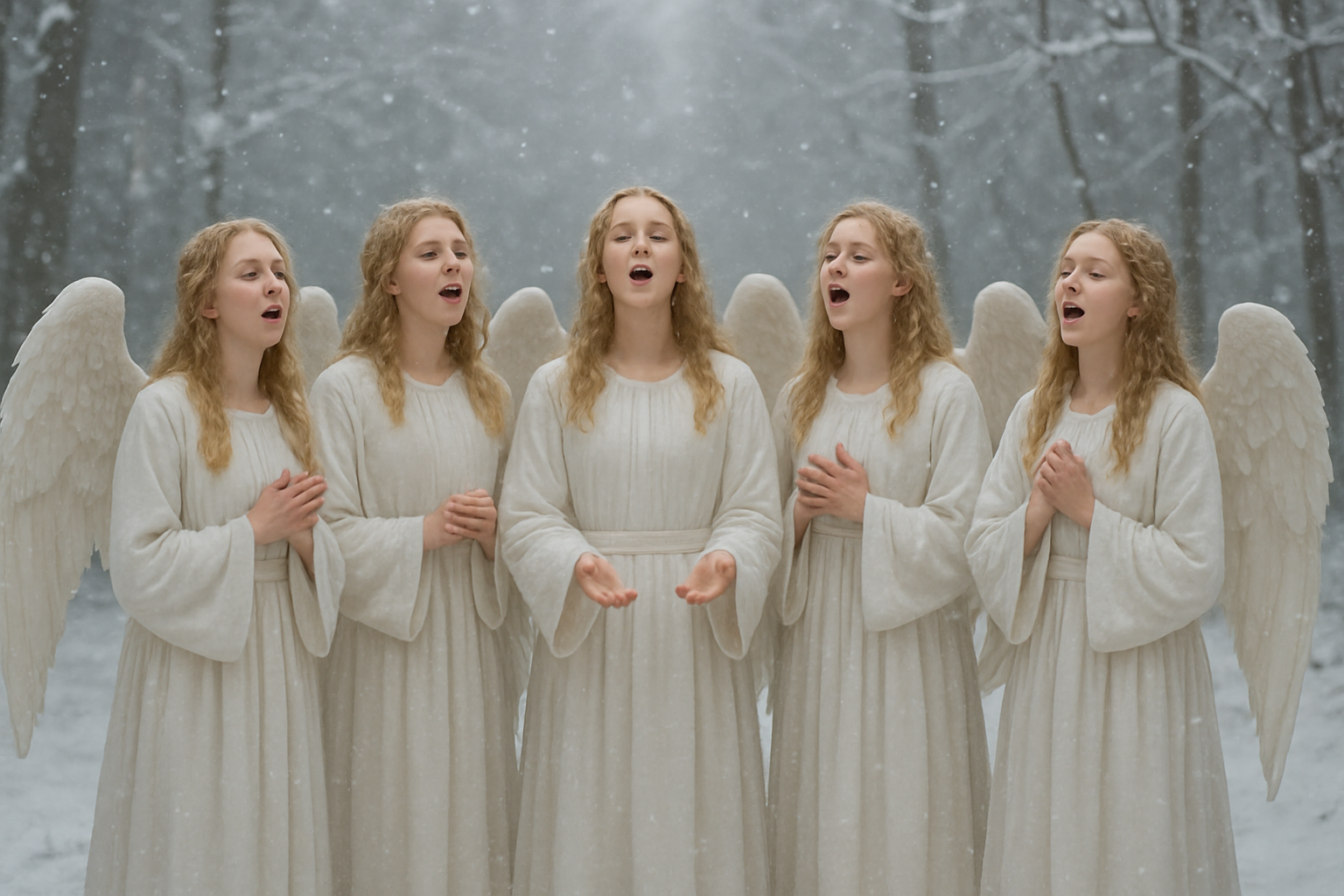 The Snowfall Choir – How Angels Sing When Winter First Arrives