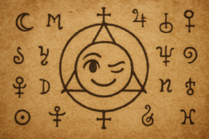The Playful Sigil – Arcane Symbols That Wink Back
