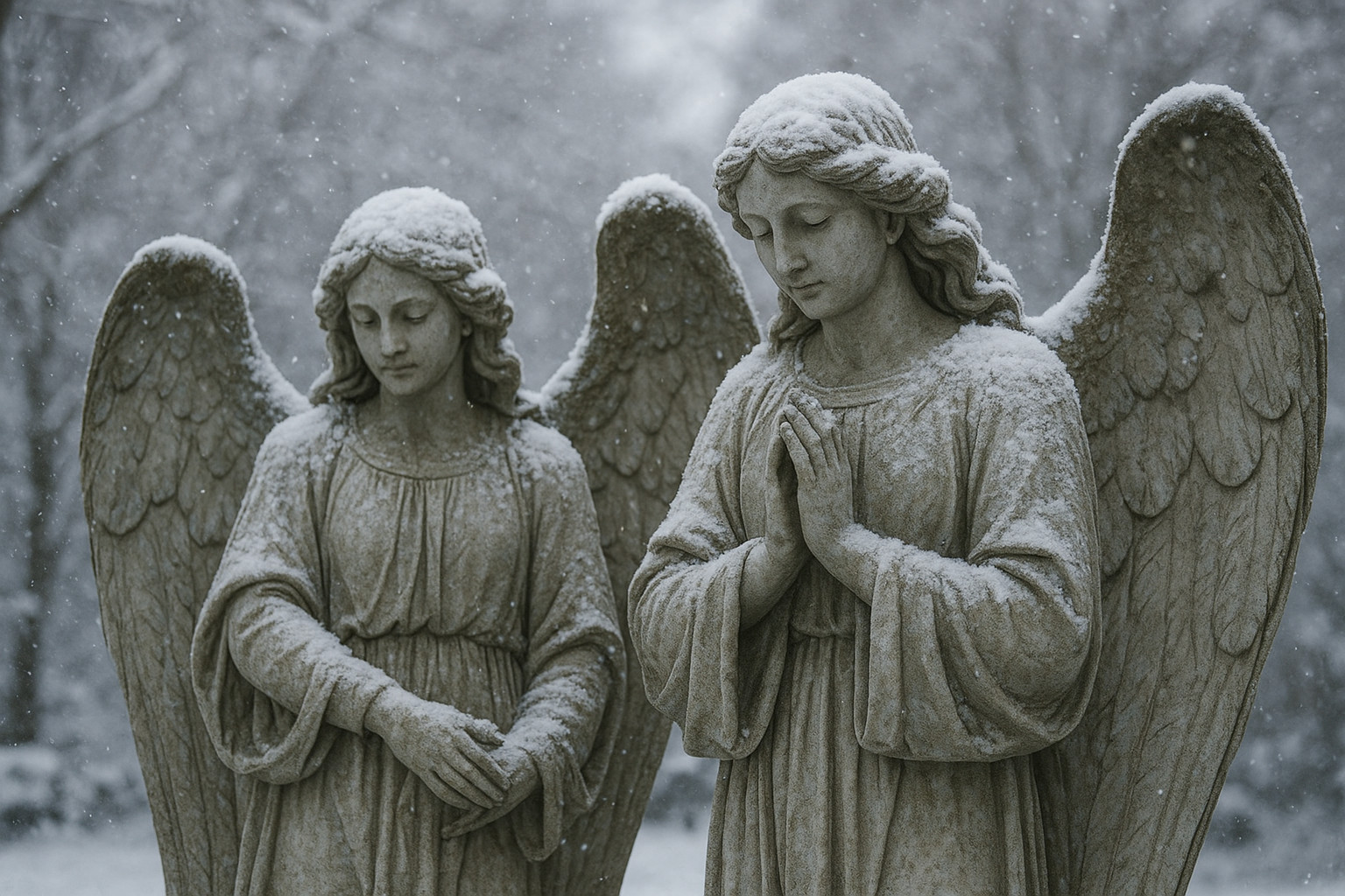 Winter’s Soft Guardians – Angels of the Quiet Hours