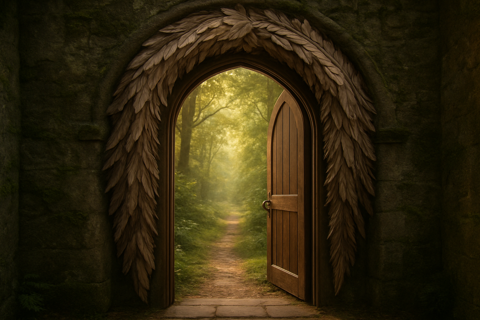 The Feathered Doorway – Walking Into Gentle Realms