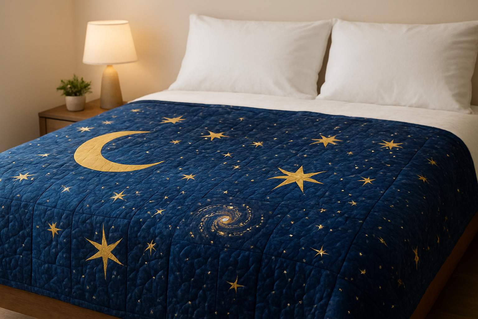 The Celestial Quilt – Stitching Comfort into Life